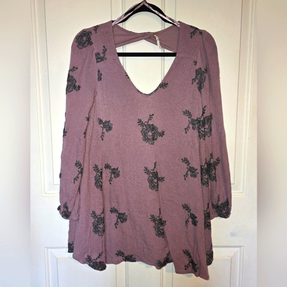 Dress - Floral - Free People - Lavendar